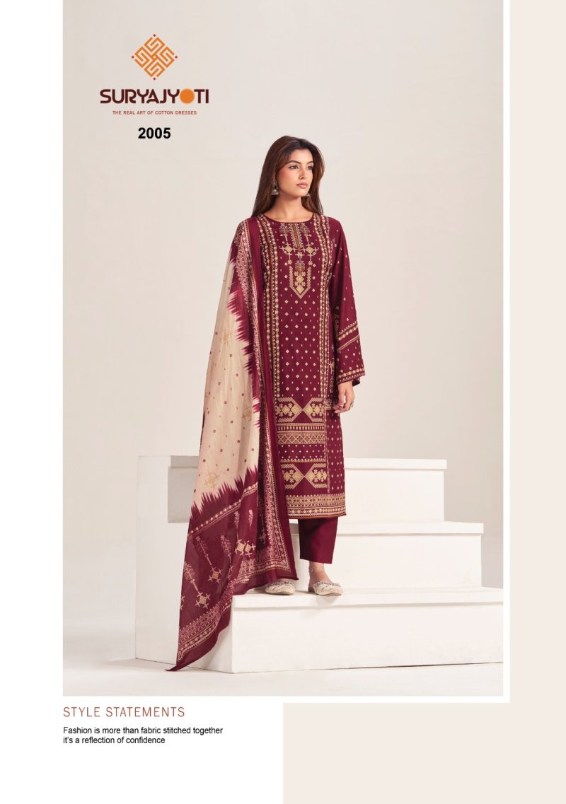 Kashmiri Cotton Vol 2 By Suryajyoti Cotton Printed Dress Material 